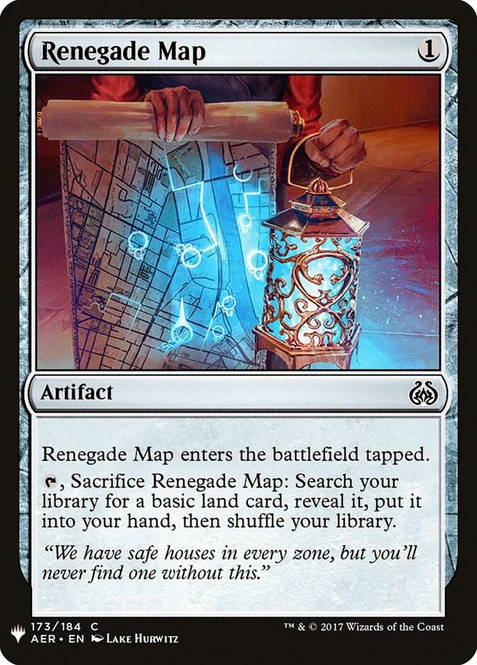 Renegade Map 173 card from The List Reprints