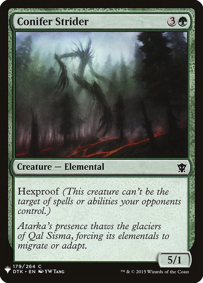 Conifer Strider 179 card from The List Reprints