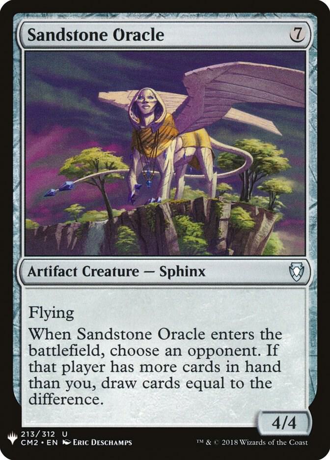 Sandstone Oracle (CM2) 213 card from The List Reprints