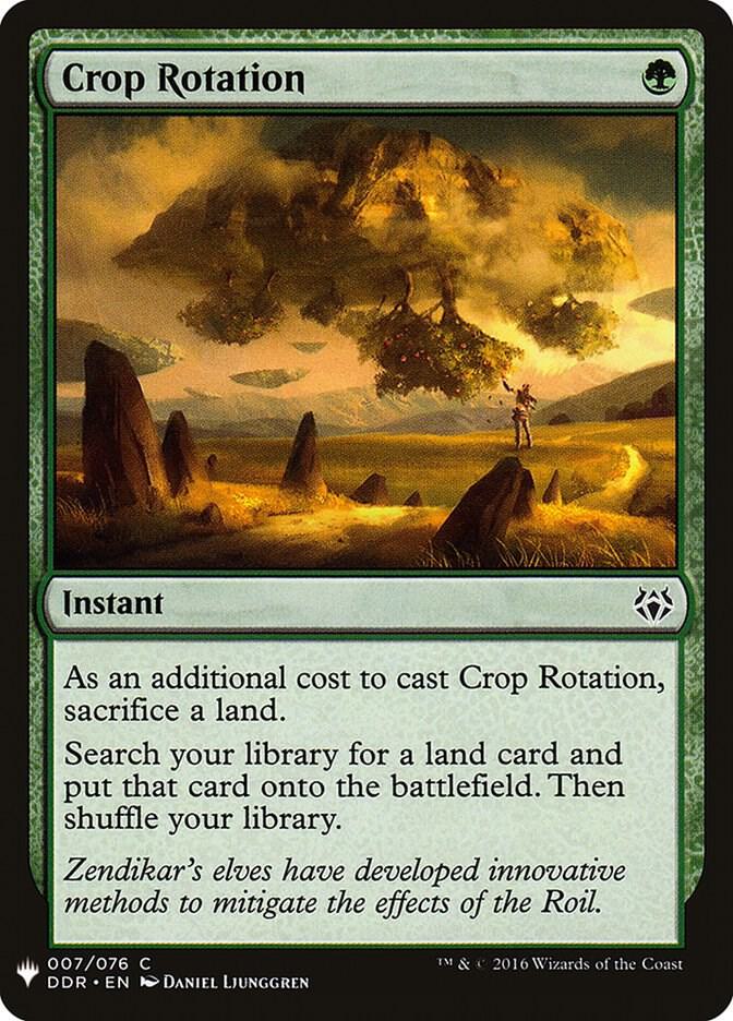 Crop Rotation 7 card from The List Reprints