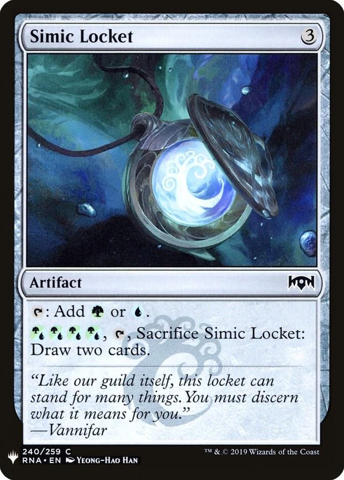 Simic Locket 240 card from The List Reprints