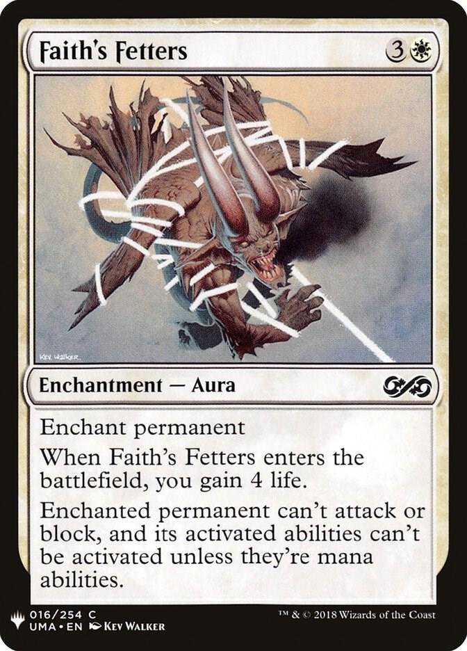 Faith's Fetters 16 card from The List Reprints