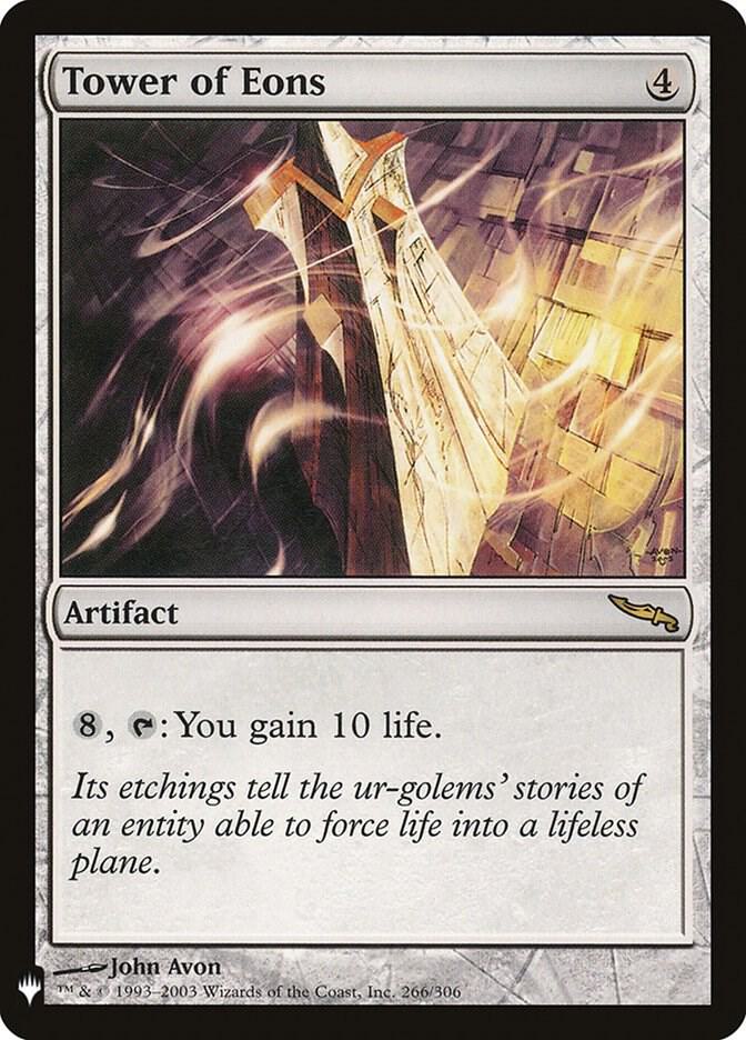 Tower of Eons 266/306 card from The List Reprints