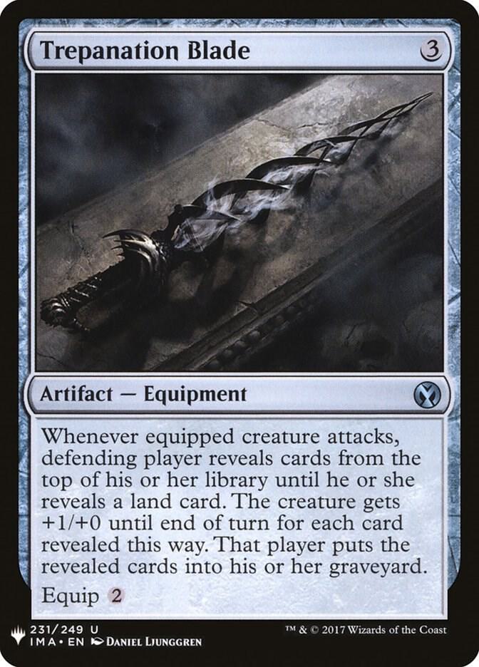 Trepanation Blade 231 card from The List Reprints