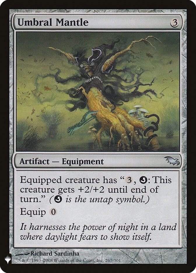 Umbral Mantle 267 card from The List Reprints