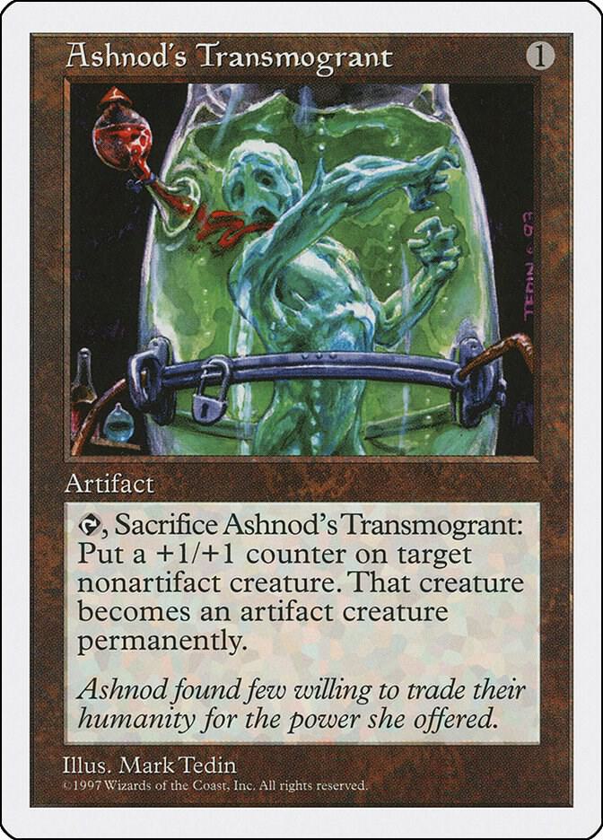 Ashnod's Transmogrant card from Fifth Edition