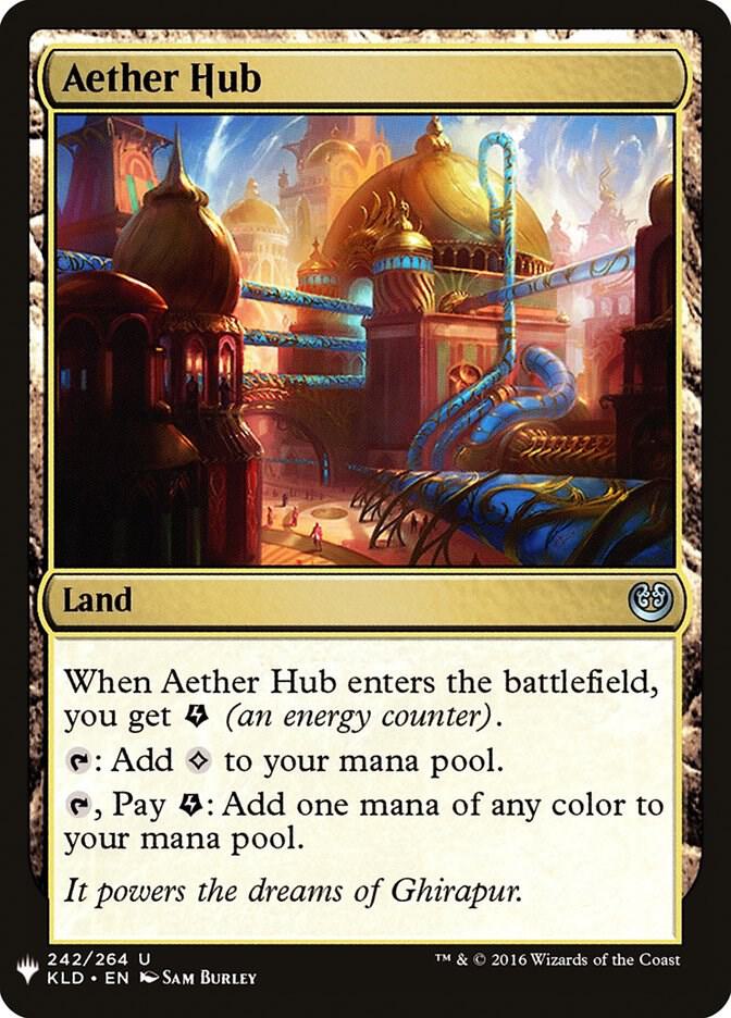 Aether Hub 242 card from The List Reprints