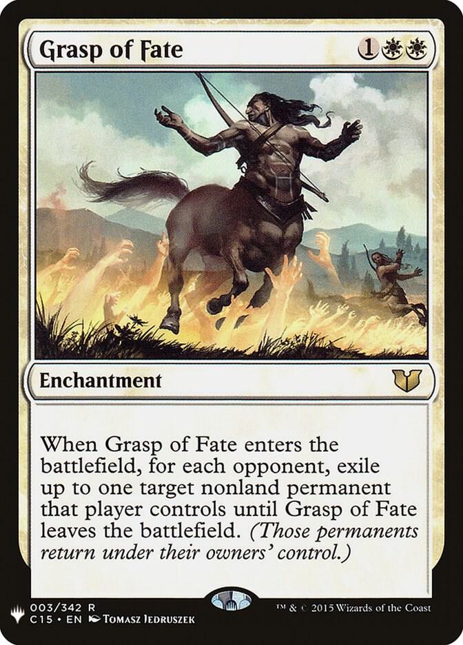 Grasp of Fate 003/342 card from The List Reprints