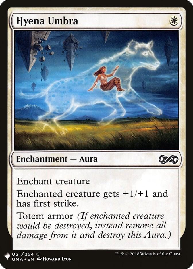 Hyena Umbra 21 card from The List Reprints