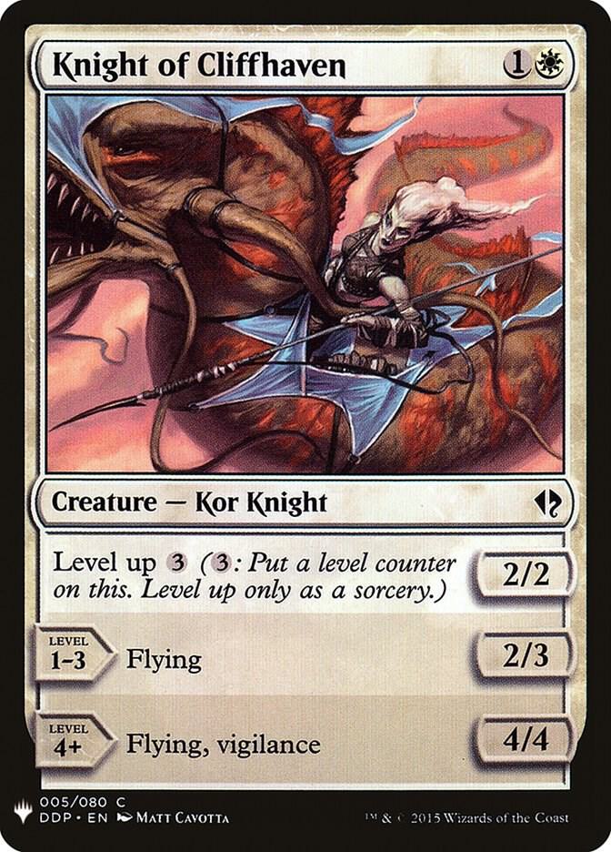 Knight of Cliffhaven 5 card from The List Reprints
