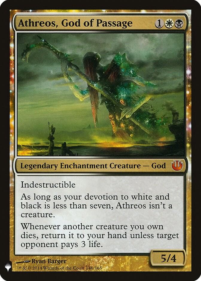 Athreos, God of Passage 146 card from The List Reprints