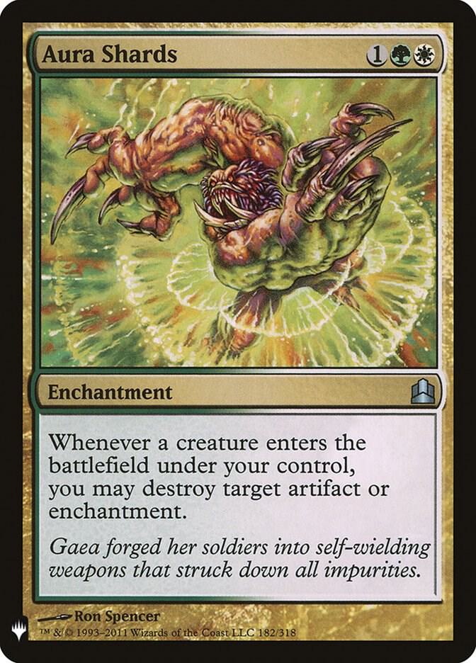 Aura Shards (CMD) 182 card from The List Reprints