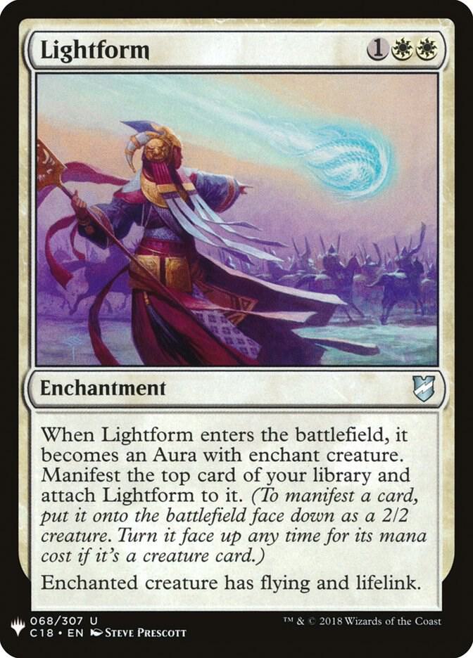 Lightform 68 card from The List Reprints