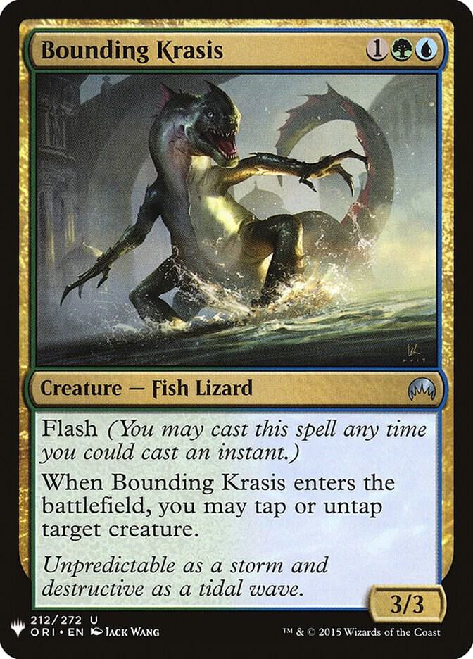 Bounding Krasis 212 card from The List Reprints