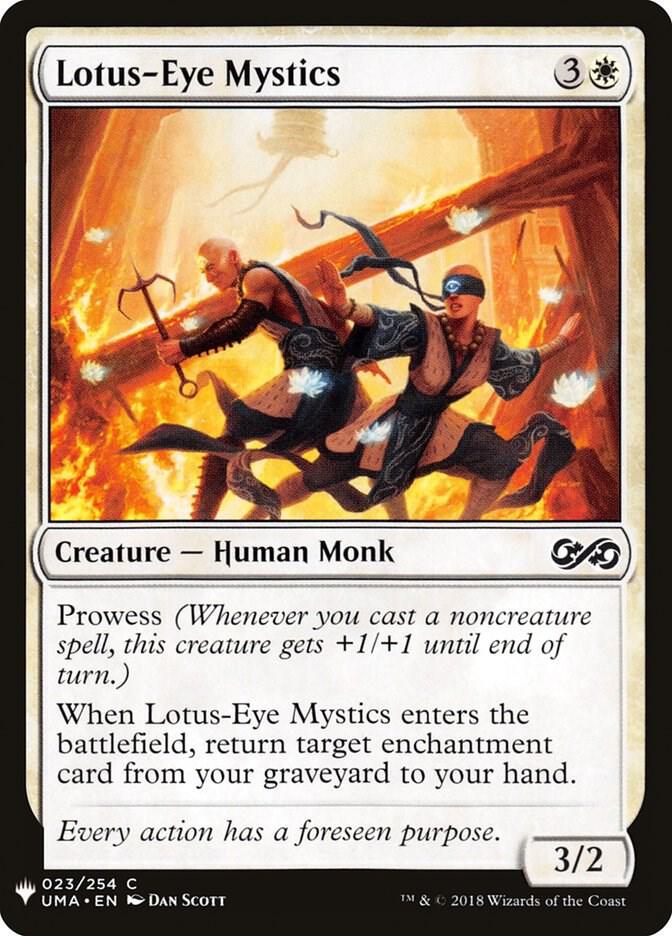 Lotus-Eye Mystics 23 card from The List Reprints
