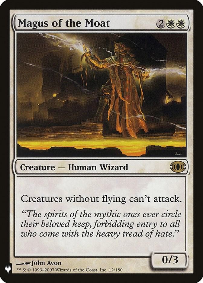 Magus of the Moat 12 card from The List Reprints