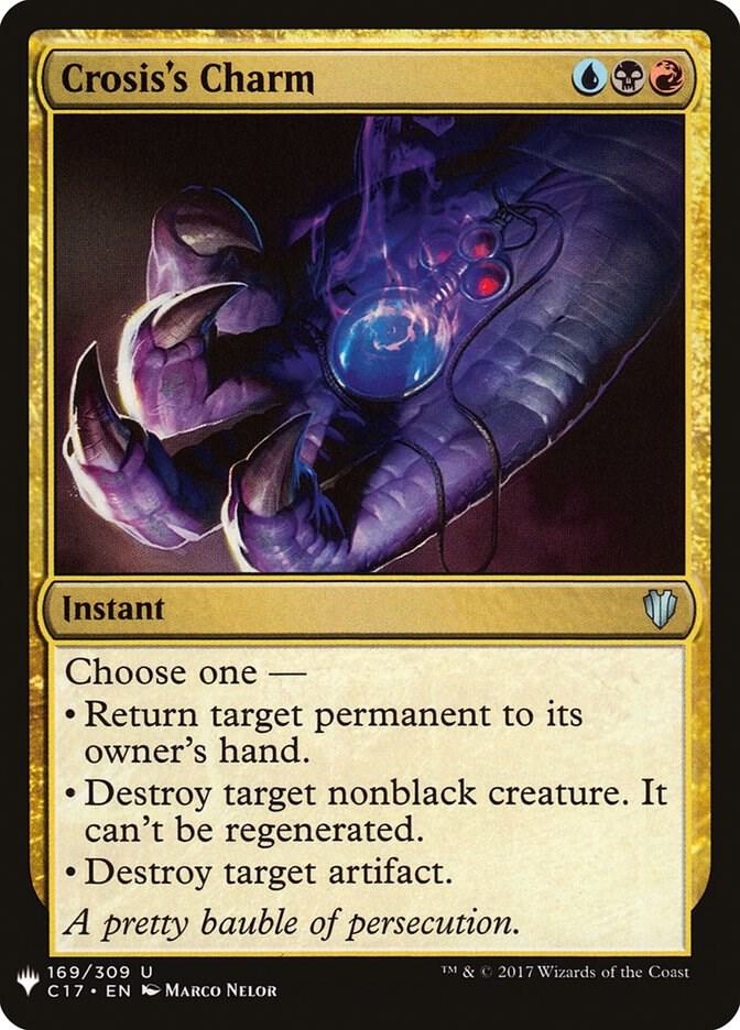Crosis's Charm 169 card from The List Reprints