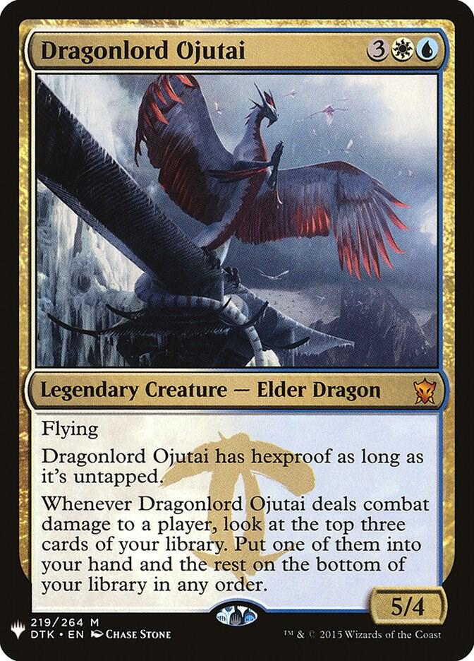Dragonlord Ojutai 219/264 card from The List Reprints