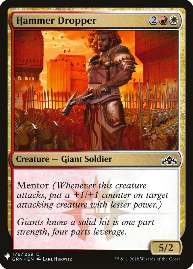Hammer Dropper 176 card from The List Reprints