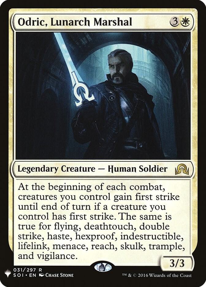 Odric, Lunarch Marshal (SOI) 031/297 card from The List Reprints