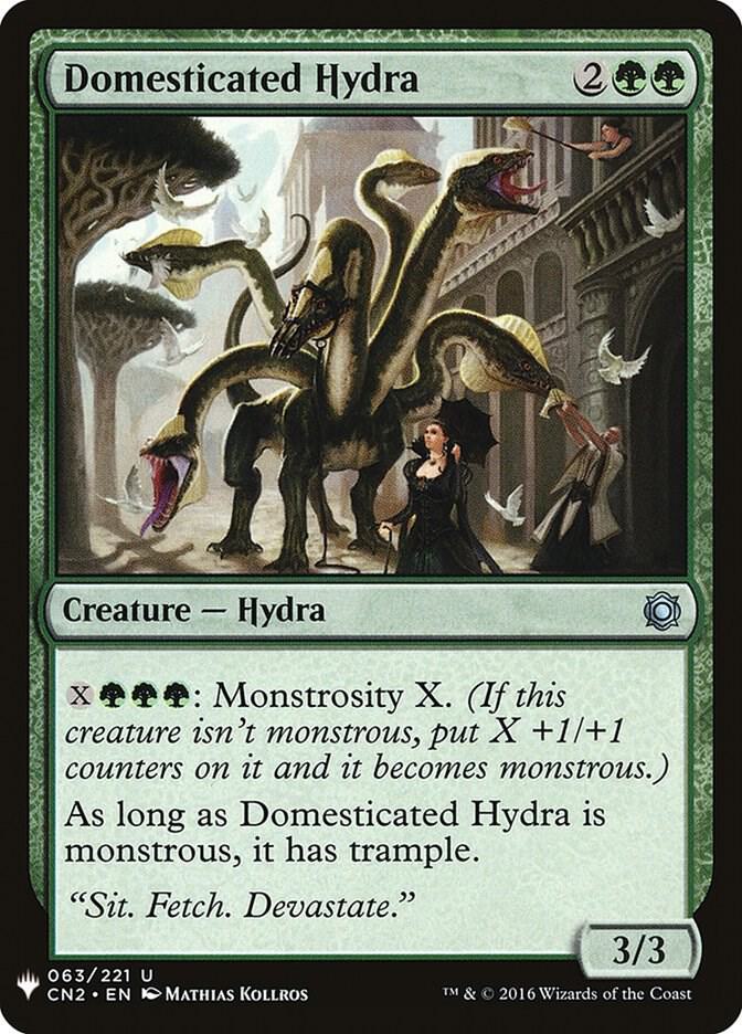 Domesticated Hydra 63 card from The List Reprints