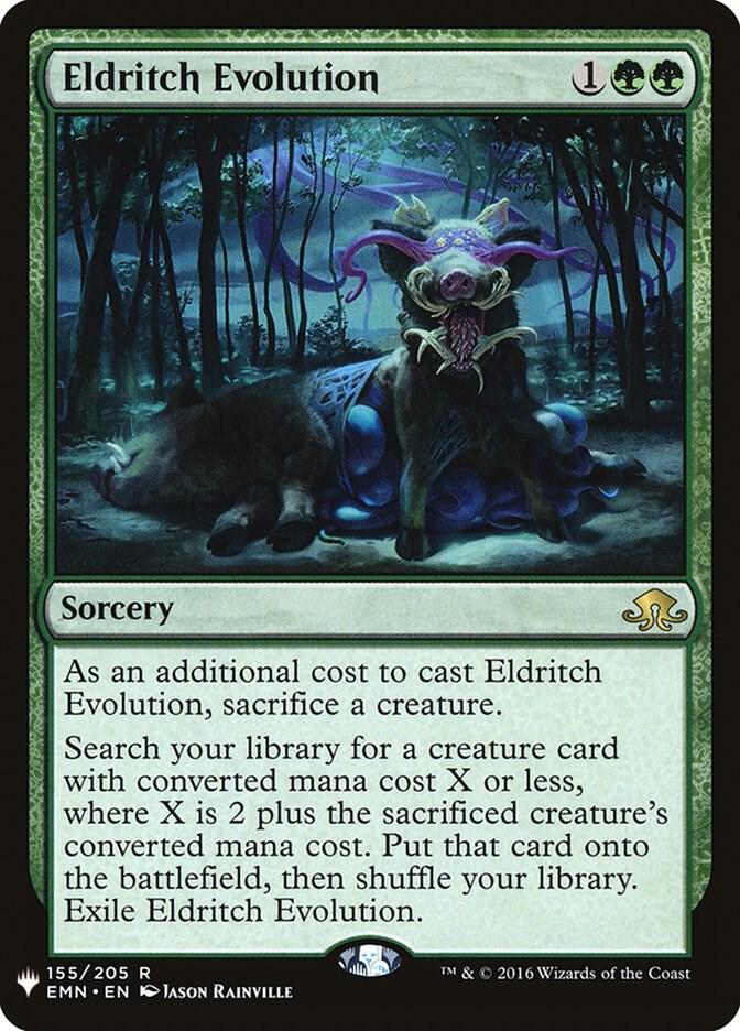 Eldritch Evolution 155 card from The List Reprints