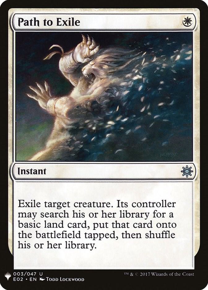 Path to Exile (E02) 3 card from The List Reprints