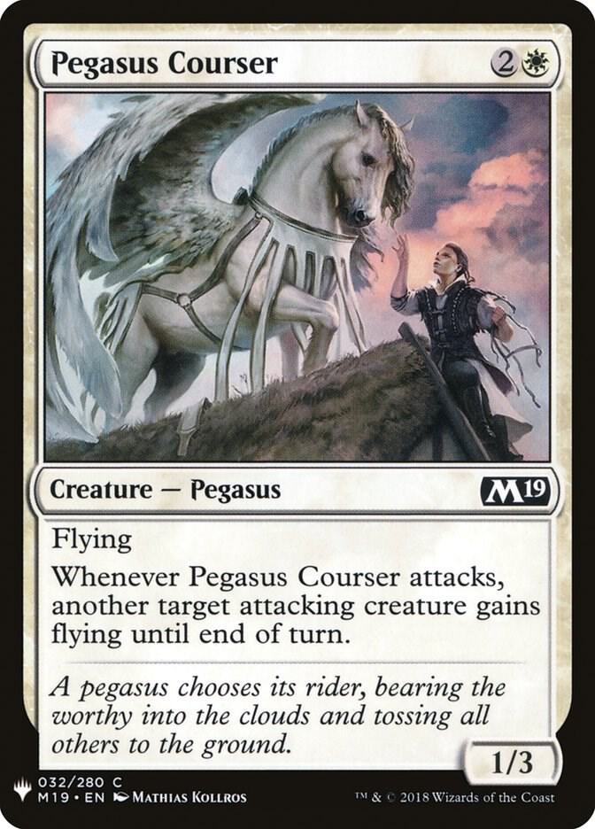 Pegasus Courser 32 card from The List Reprints