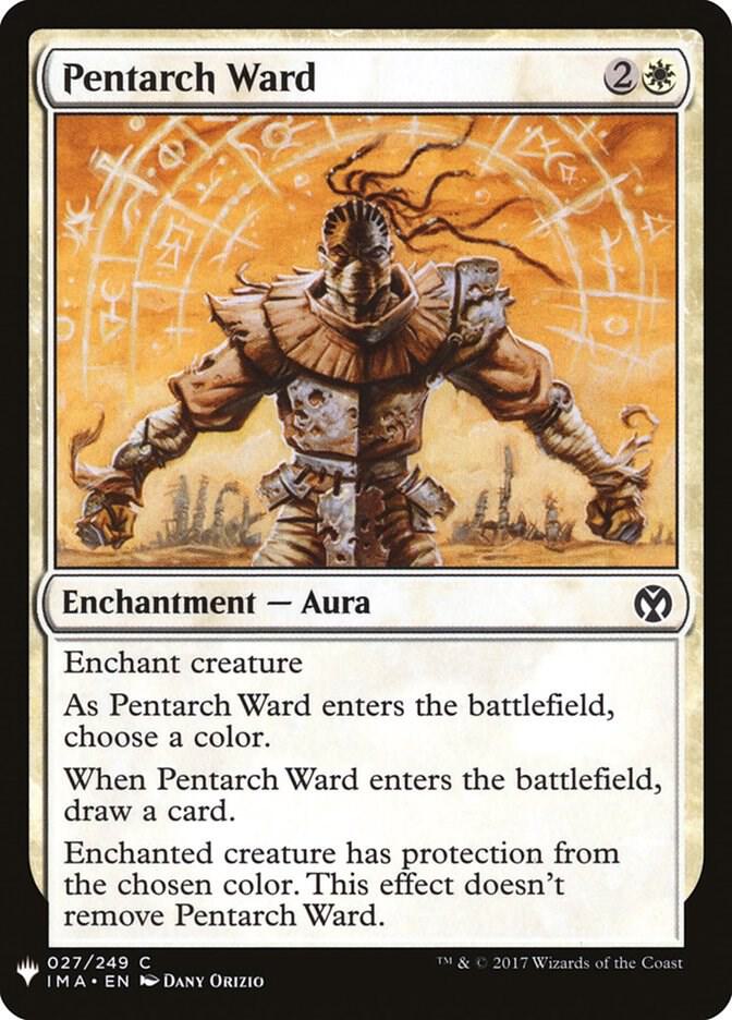 Pentarch Ward 27 card from The List Reprints