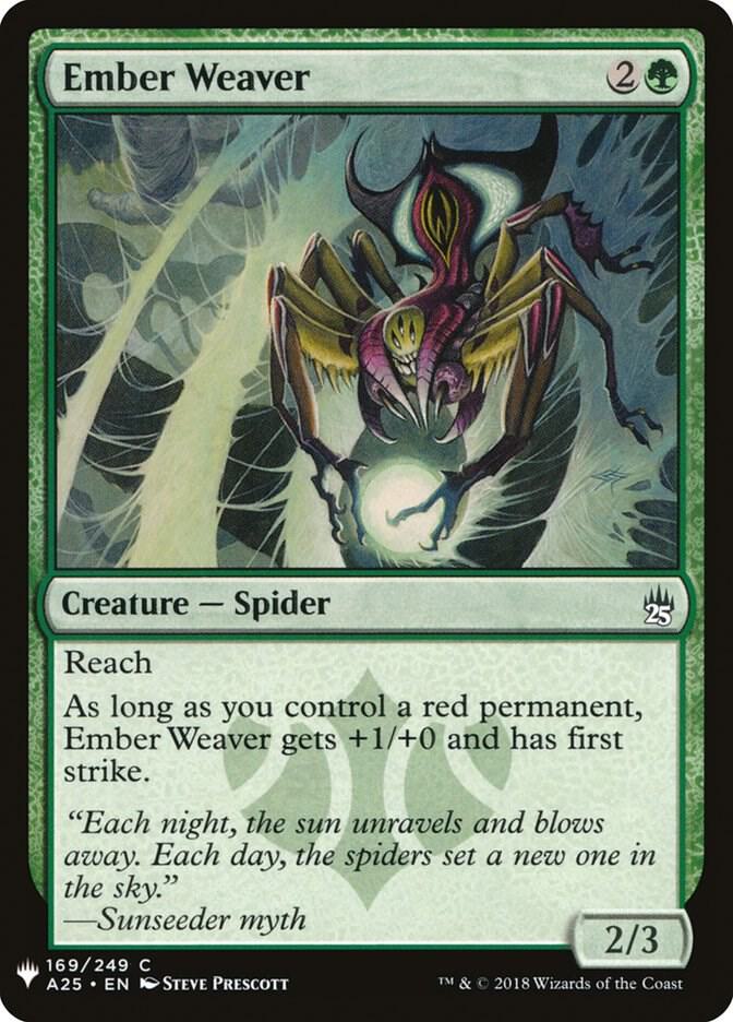 Ember Weaver 169 card from The List Reprints