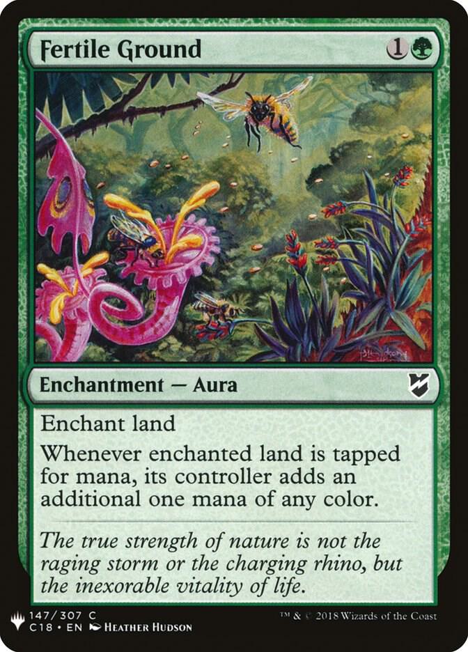 Fertile Ground 147 card from The List Reprints