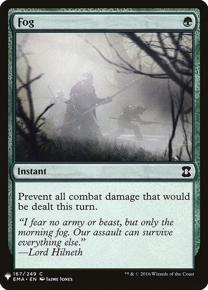 Fog 167 card from The List Reprints