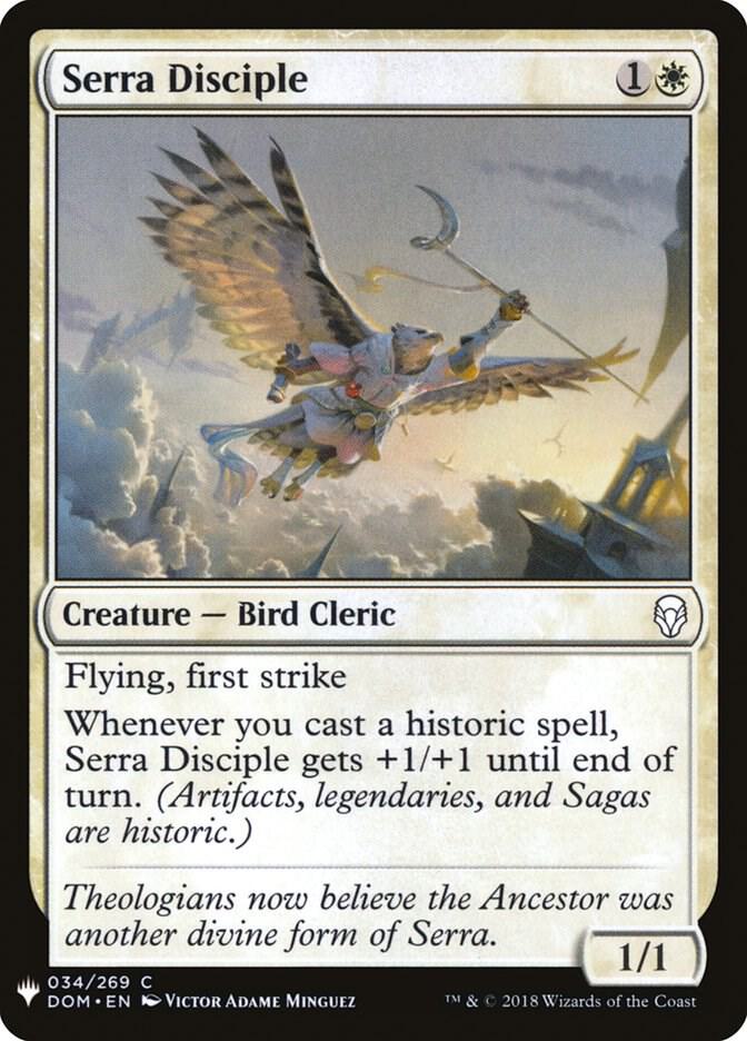 Serra Disciple 34 card from The List Reprints
