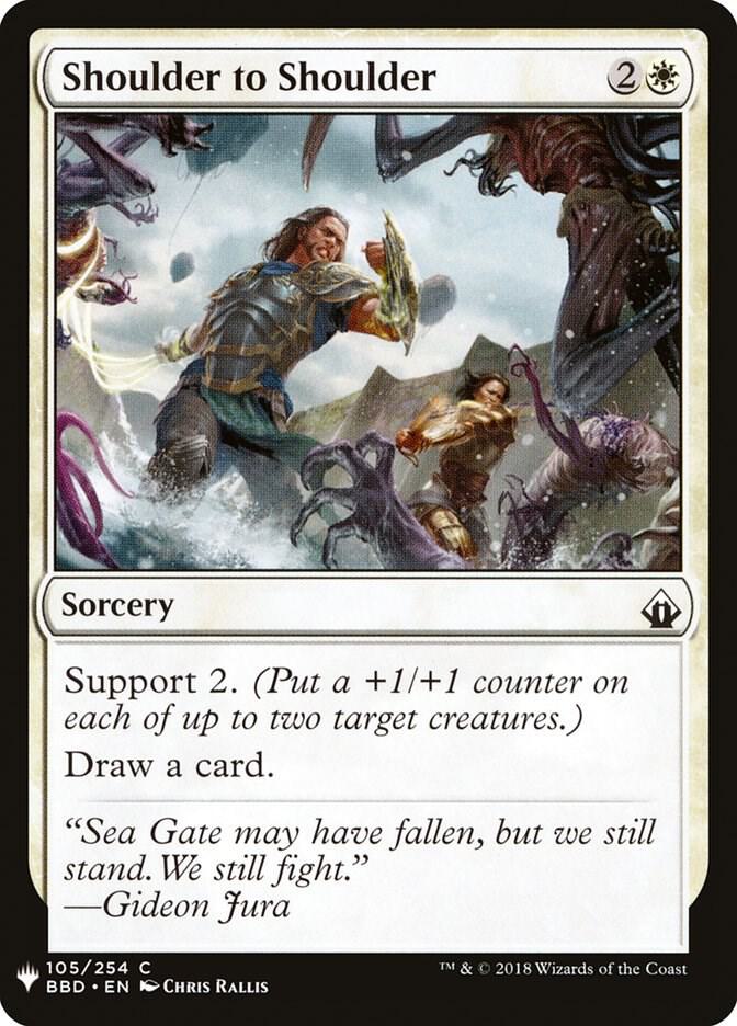 Shoulder to Shoulder 105 card from The List Reprints