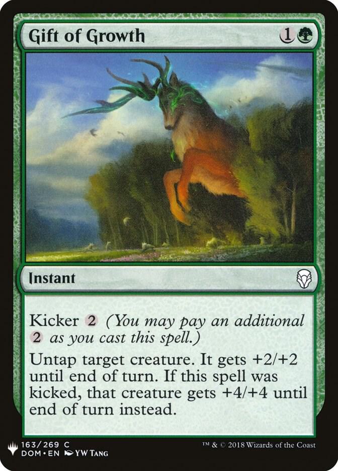 Gift of Growth 163 card from The List Reprints