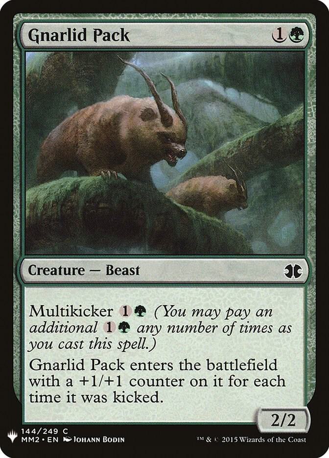Gnarlid Pack 144 card from The List Reprints