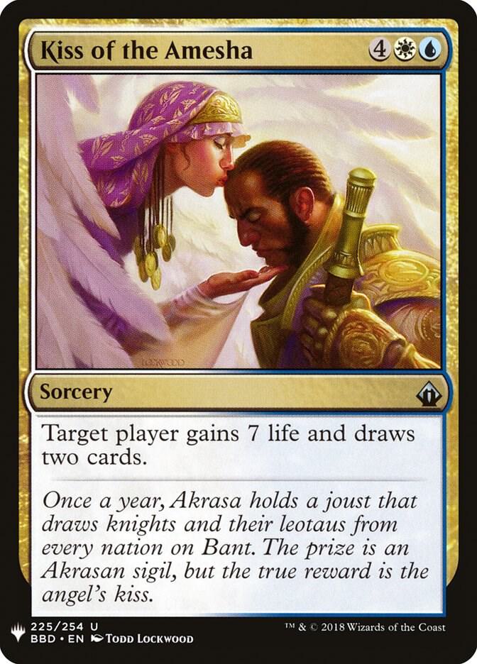 Kiss of the Amesha 225 card from The List Reprints