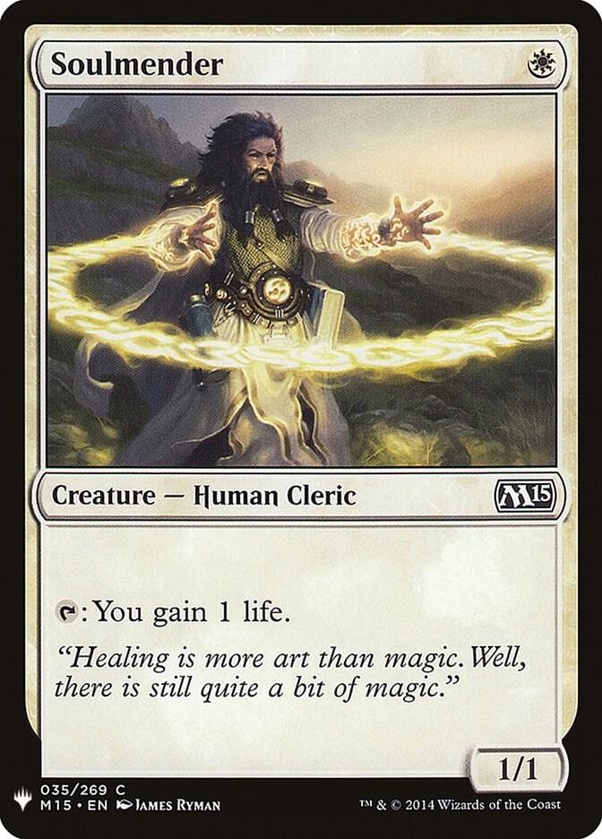 Soulmender 35 card from The List Reprints