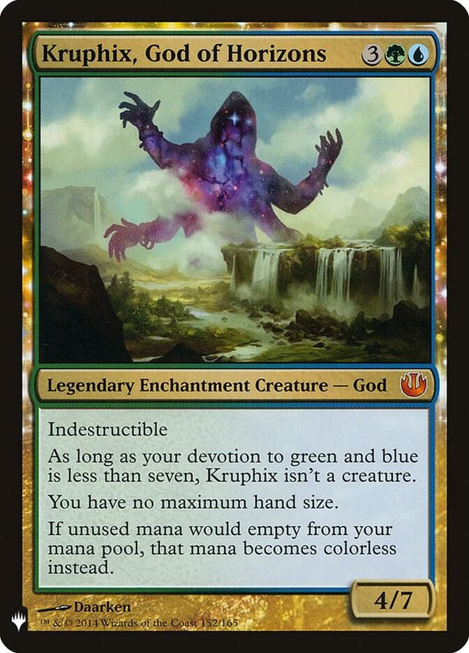Kruphix, God of Horizons 152 card from The List Reprints