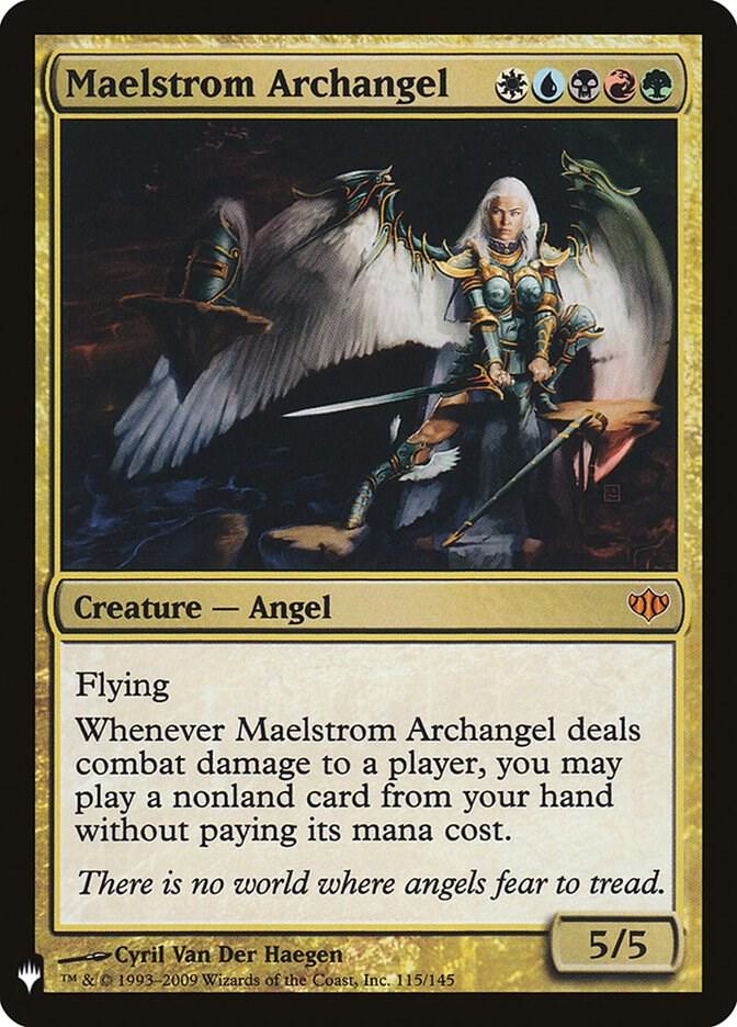 Maelstrom Archangel 115/145 card from The List Reprints