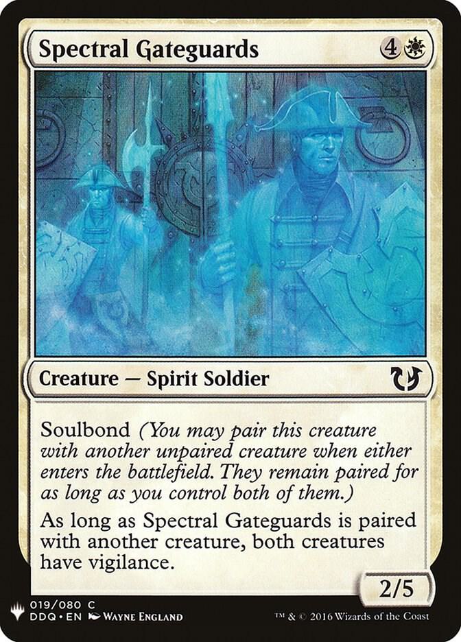 Spectral Gateguards 19 card from The List Reprints
