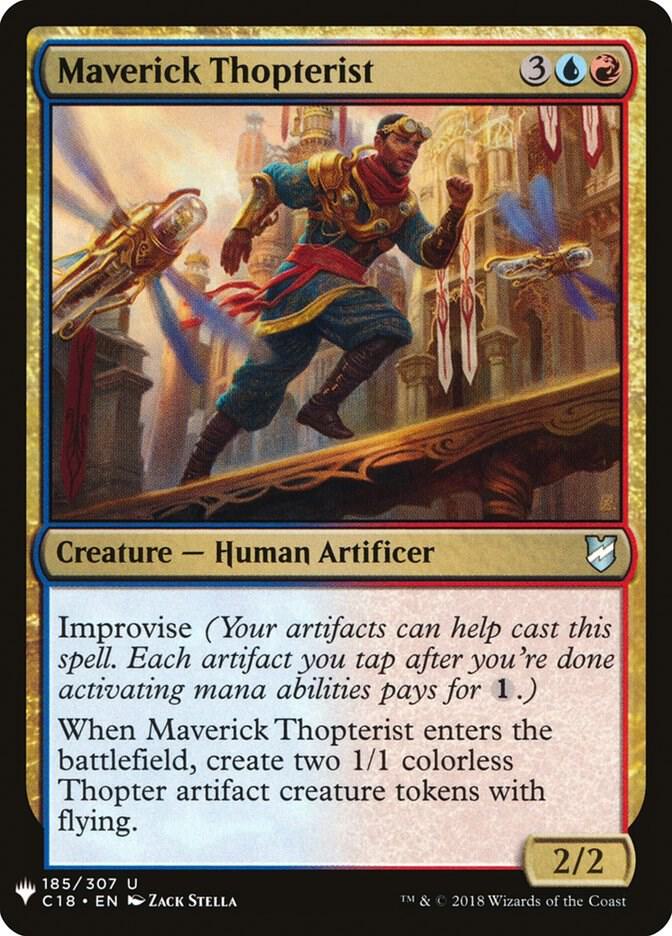 Maverick Thopterist (C18) 185 card from The List Reprints