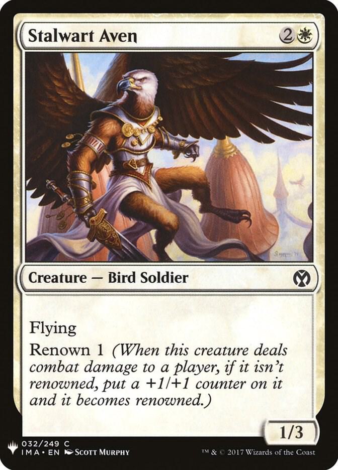 Stalwart Aven 32 card from The List Reprints