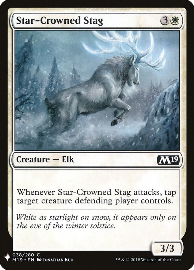 Star-Crowned Stag 38 card from The List Reprints