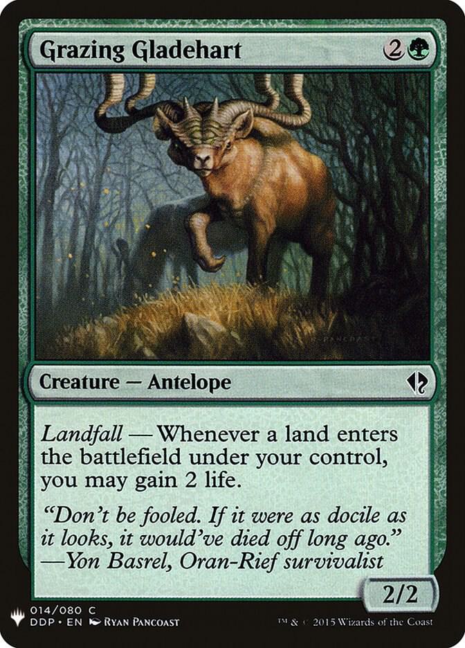 Grazing Gladehart 14 card from The List Reprints