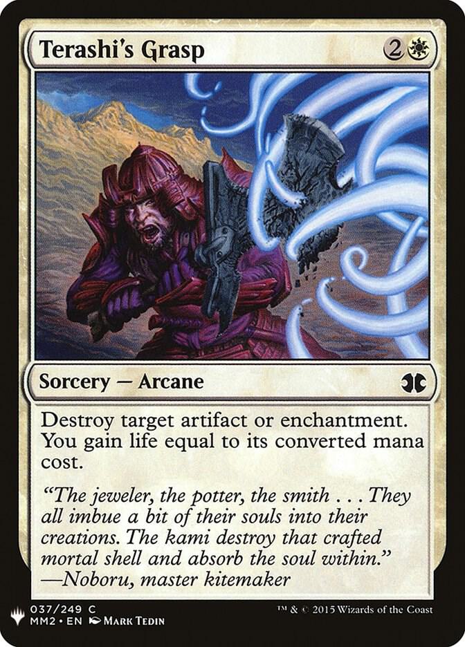 Terashi's Grasp 37 card from The List Reprints
