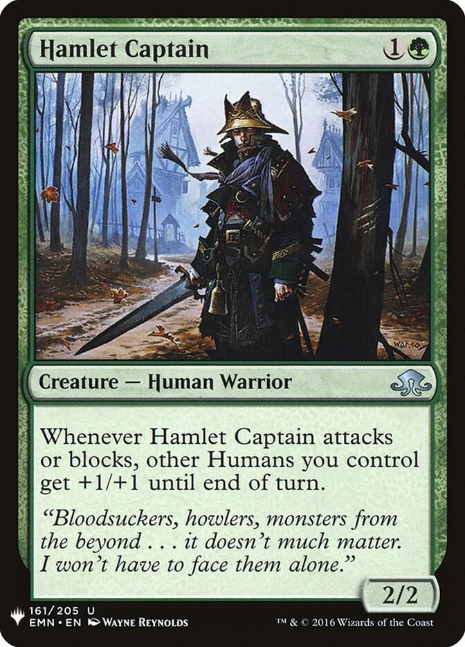 Hamlet Captain 161 card from The List Reprints