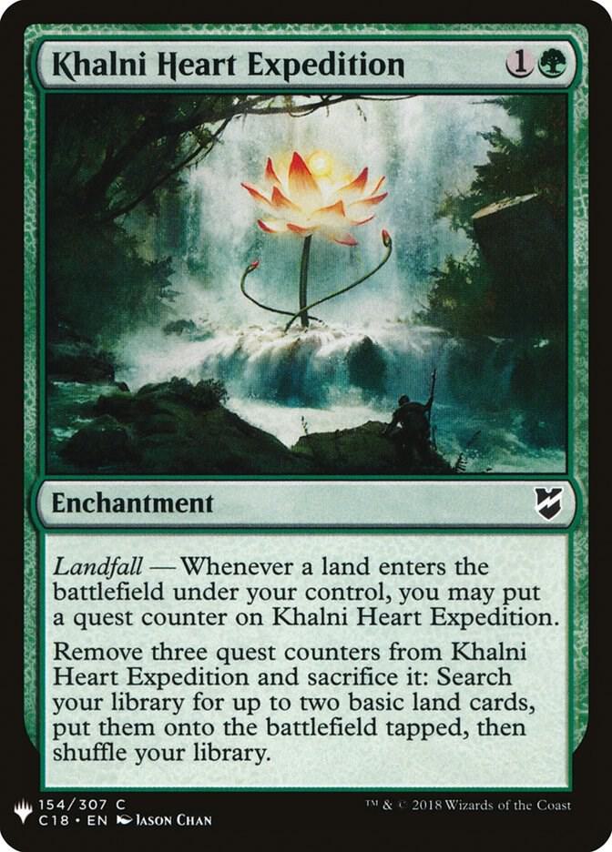Khalni Heart Expedition 154 card from The List Reprints