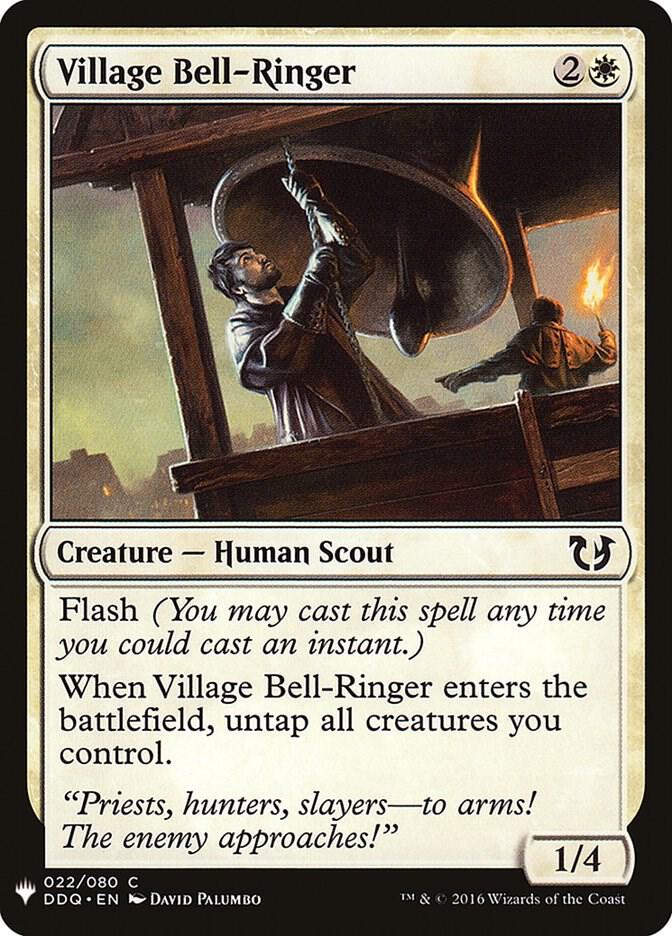 Village Bell-Ringer 22 card from The List Reprints