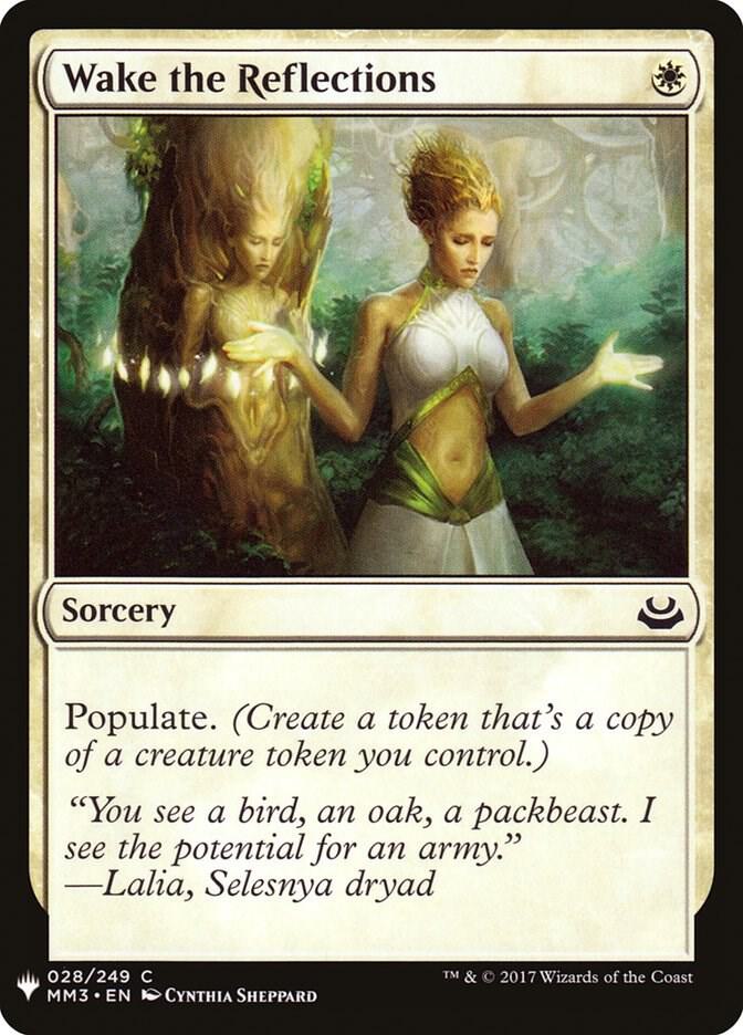 Wake the Reflections 28 card from The List Reprints